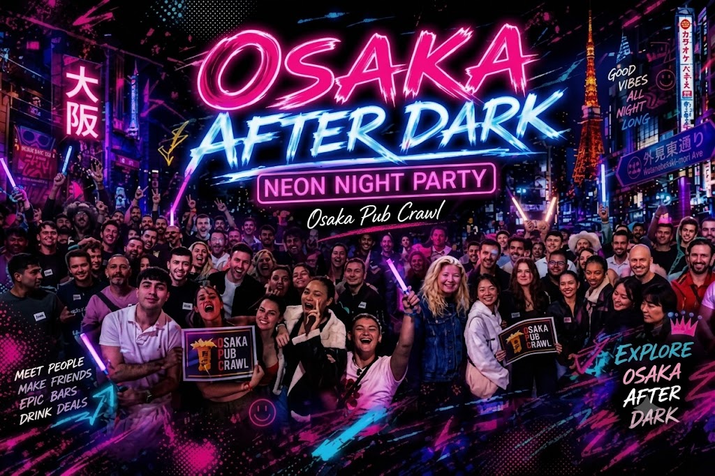 Osaka After Dark at Osaka Pub Crawl