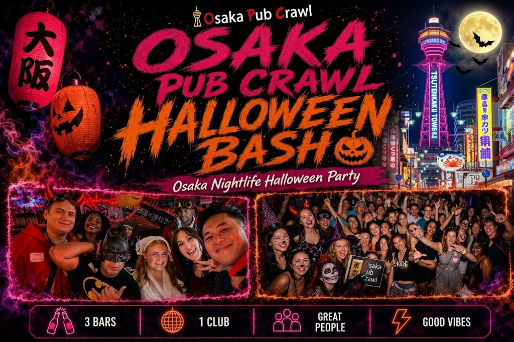 Osaka HALLOWEEN SPECIAL PUB CRAWL