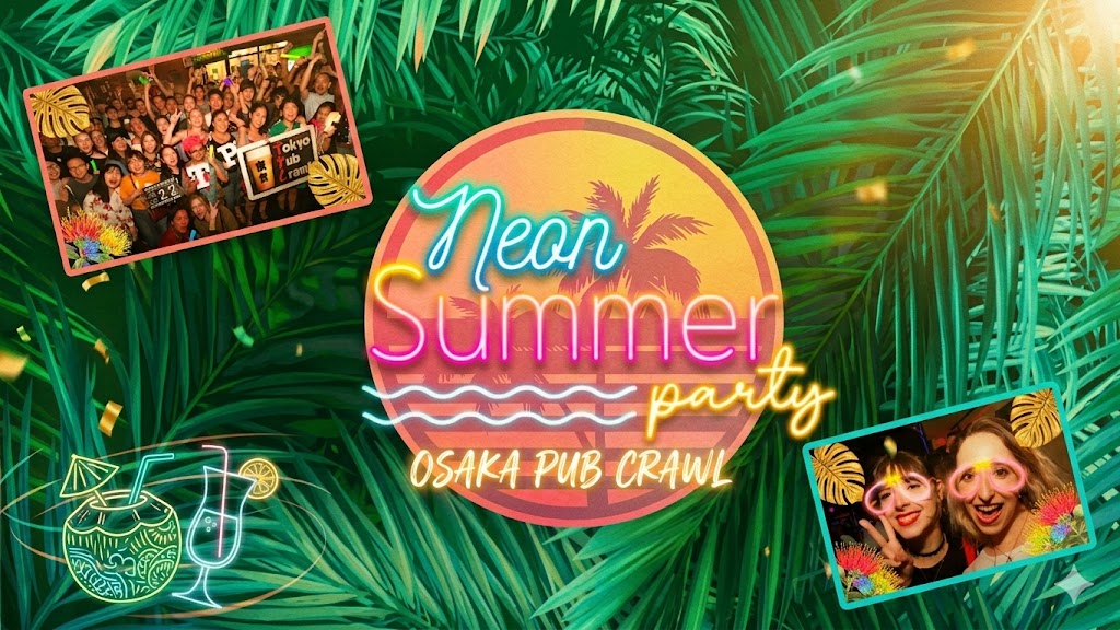 Summer Neon Party at Osaka Pub Crawl