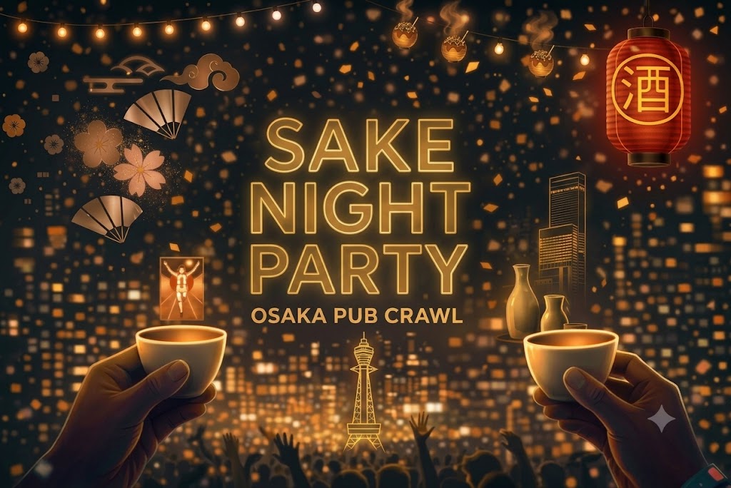 Sake Night Party Osaka Pub Crawl